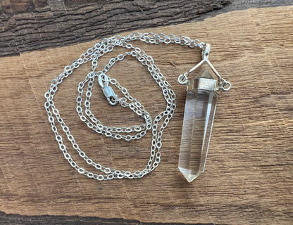 Quartz Crystal Pendant - Gem Realm 
