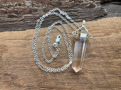 Quartz Crystal Pendant - Gem Realm 
