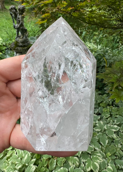 Fire & Ice Quartz Tower ~ Large