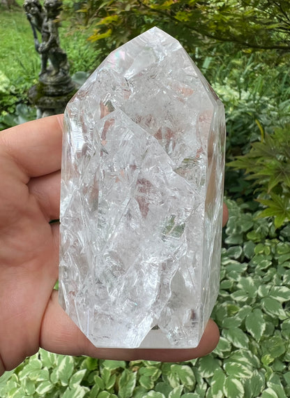 Fire & Ice Quartz Tower ~ Large