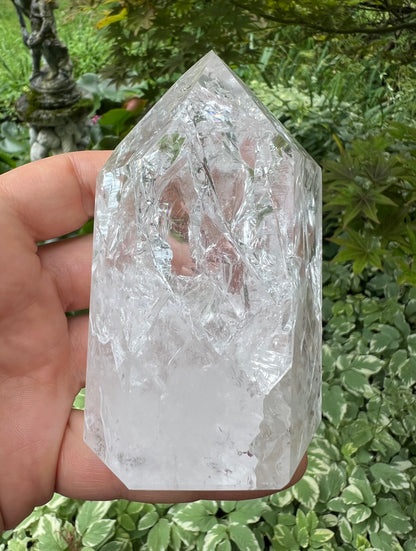Fire & Ice Quartz Tower ~ Large