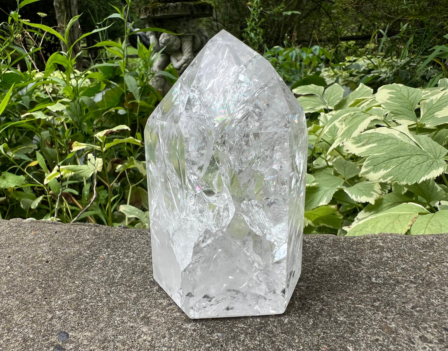 Fire & Ice Quartz Tower ~ Large