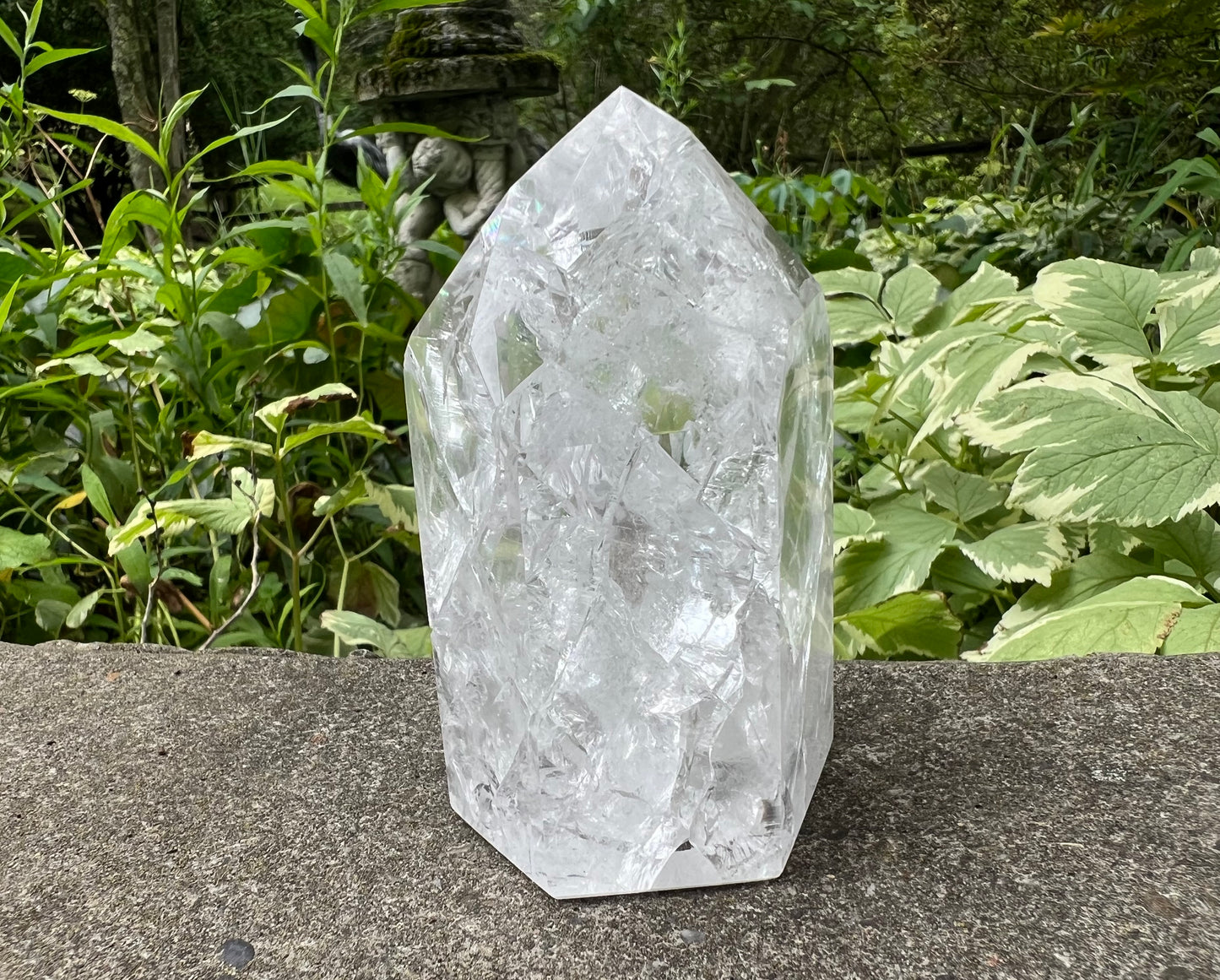 Fire & Ice Quartz Tower ~ Large