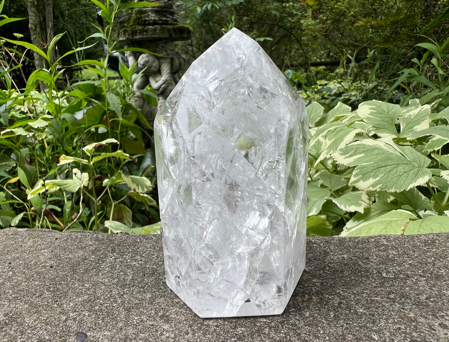Fire & Ice Quartz Tower ~ Large