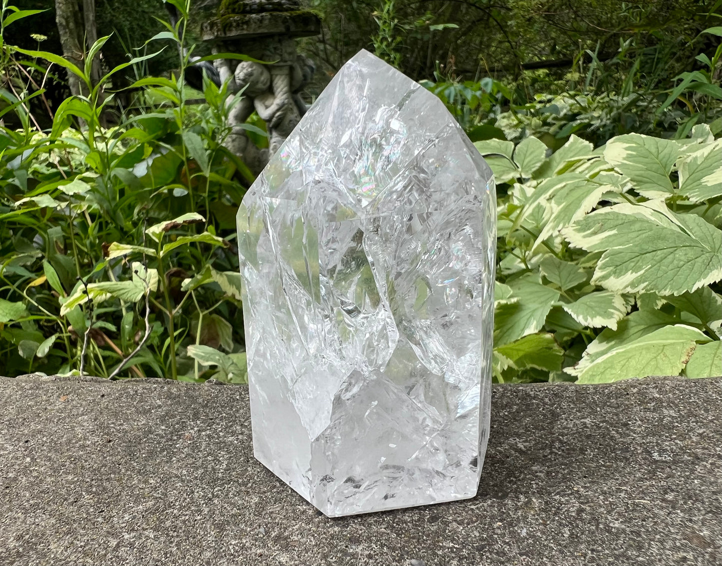 Fire & Ice Quartz Tower ~ Large