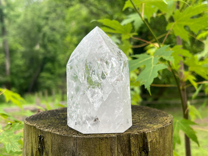 Fire & Ice Quartz Tower ~ Large