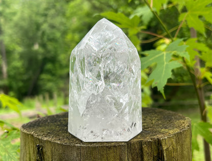 Fire & Ice Quartz Tower ~ Large