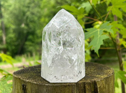 Fire & Ice Quartz Tower ~ Large