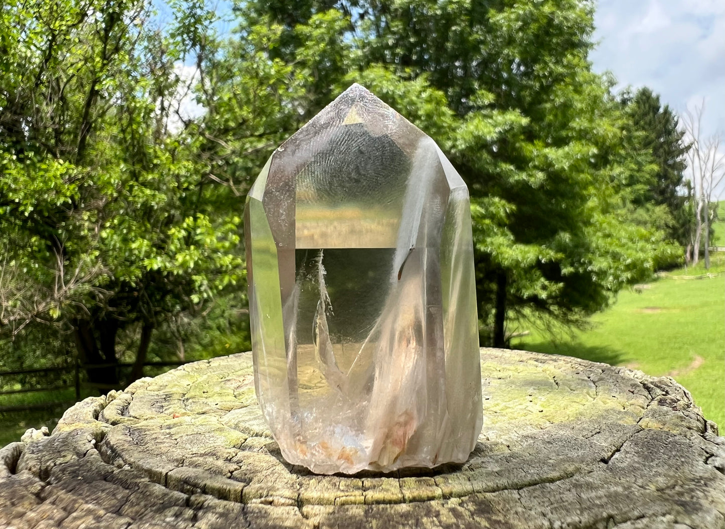 Amphibole Quartz Point Tower