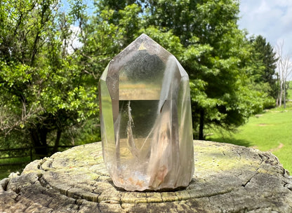 Amphibole Quartz Point Tower