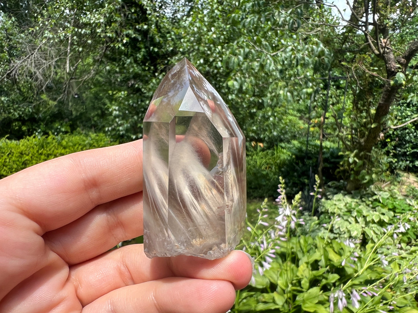 Amphibole Quartz Point Tower