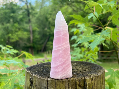 Rose Quartz Tower ~ Large