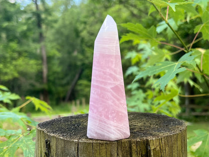 Rose Quartz Tower ~ Large