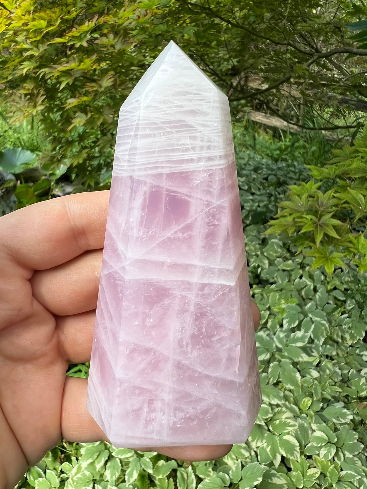 Rose Quartz Tower ~ Large