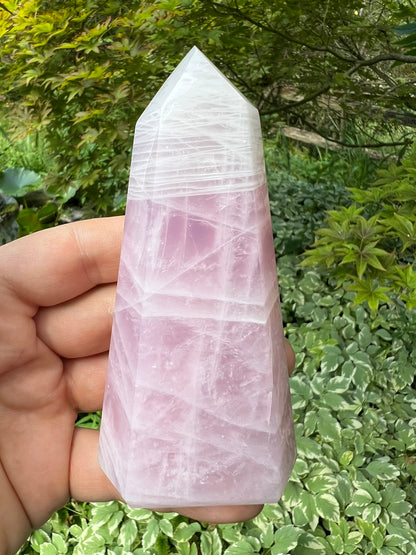 Rose Quartz Tower ~ Large