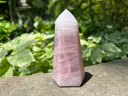 Rose Quartz Tower ~ Large