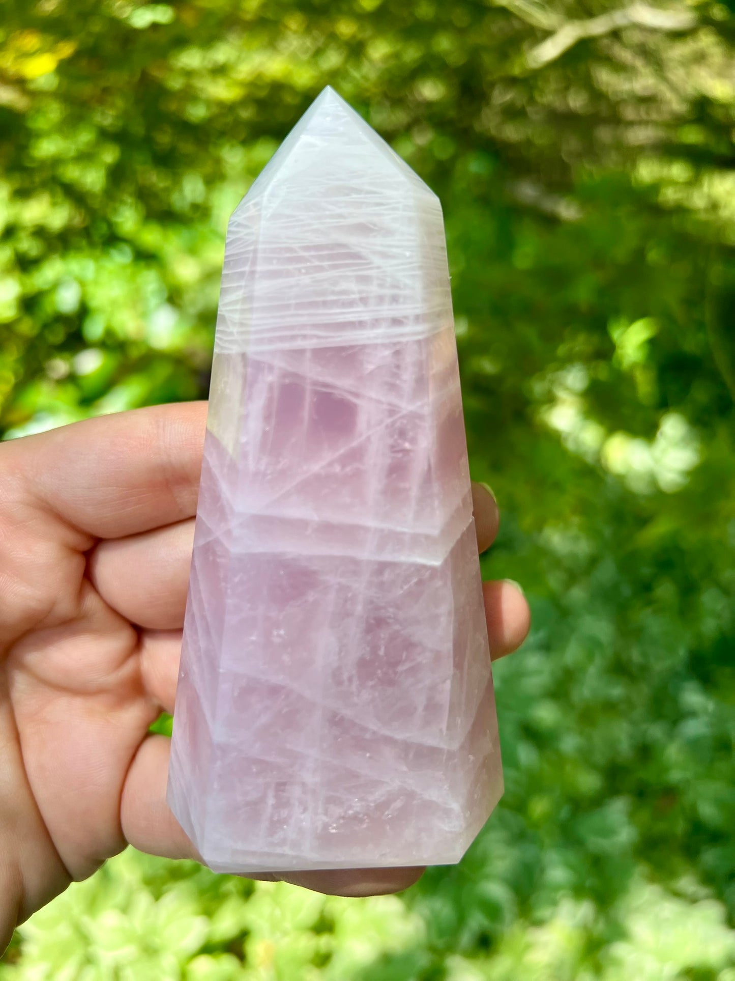 Rose Quartz Tower ~ Large
