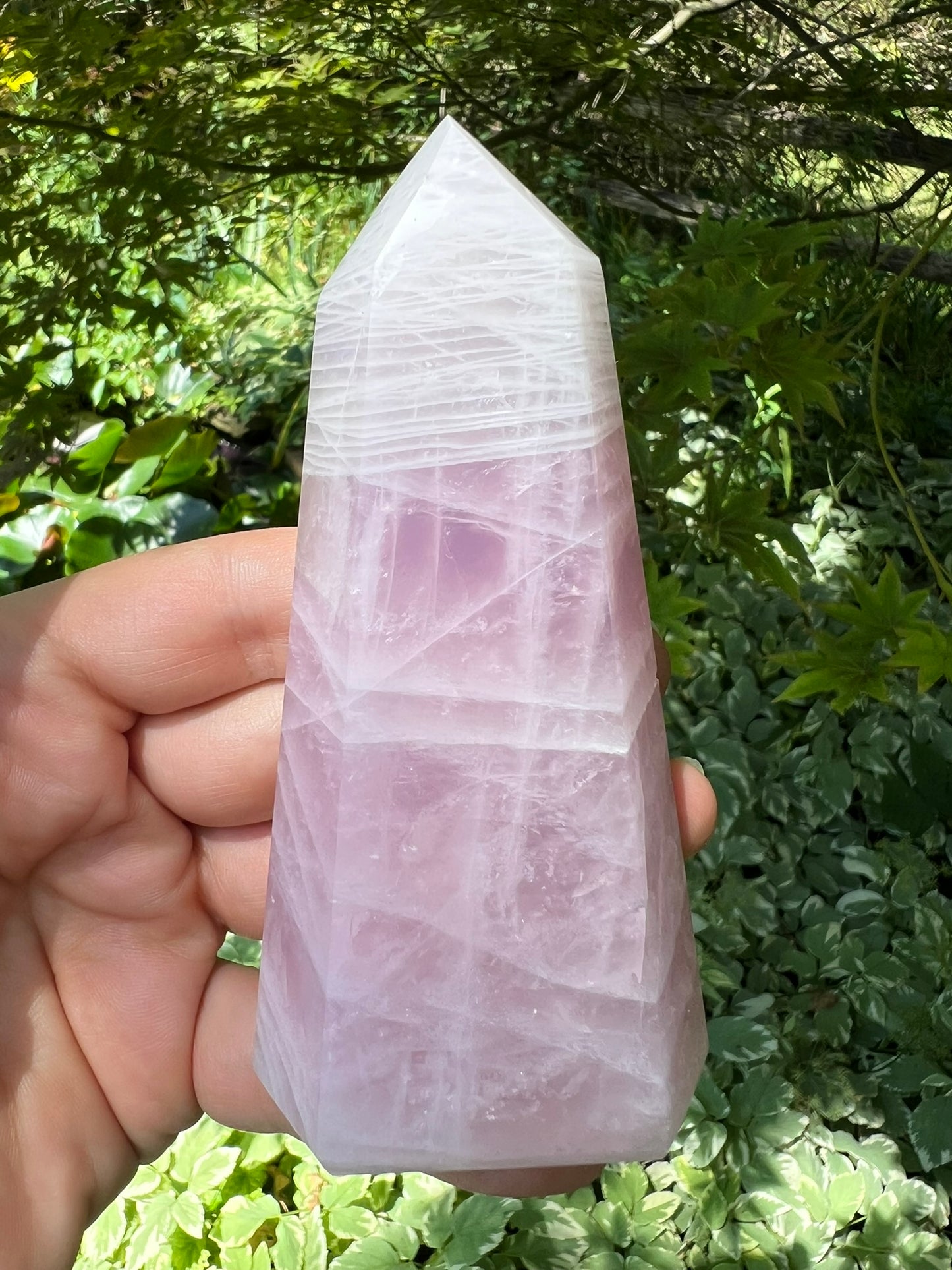 Rose Quartz Tower ~ Large