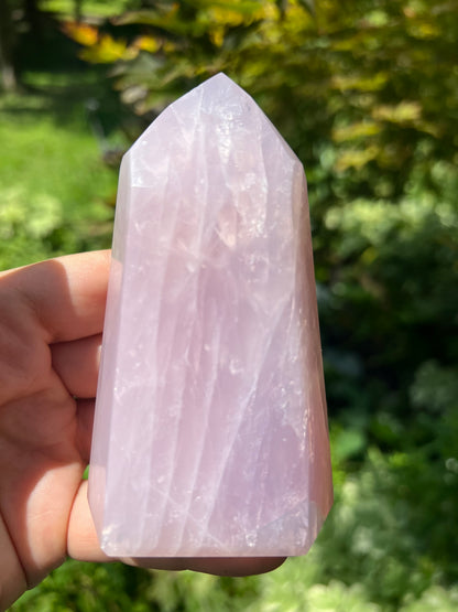 Rose Quartz Tower ~ Large