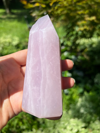 Rose Quartz Tower ~ Large