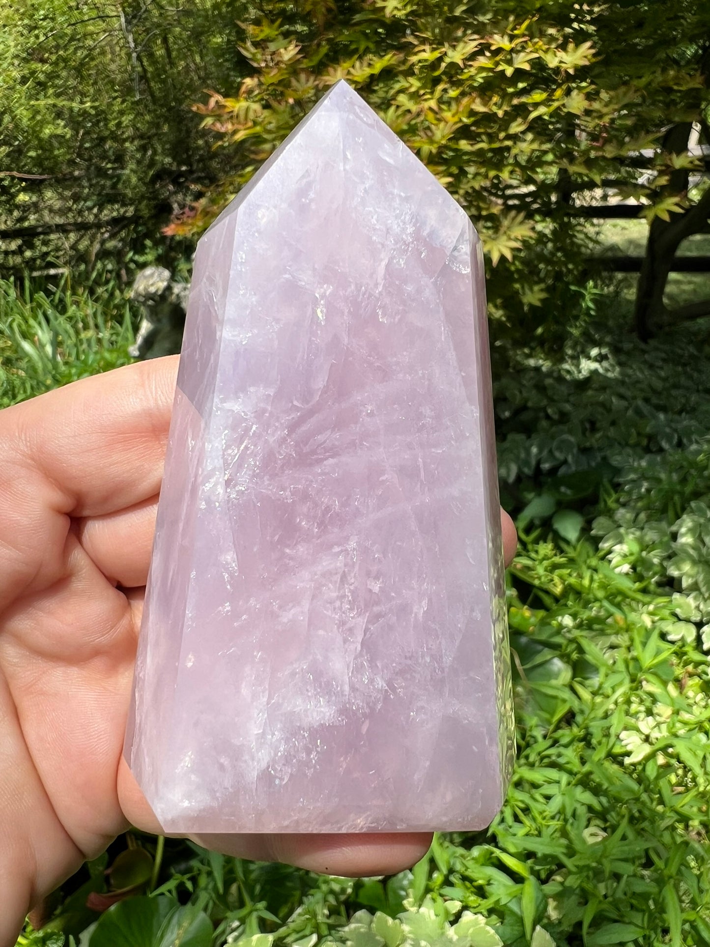 Rose Quartz Tower ~ Large