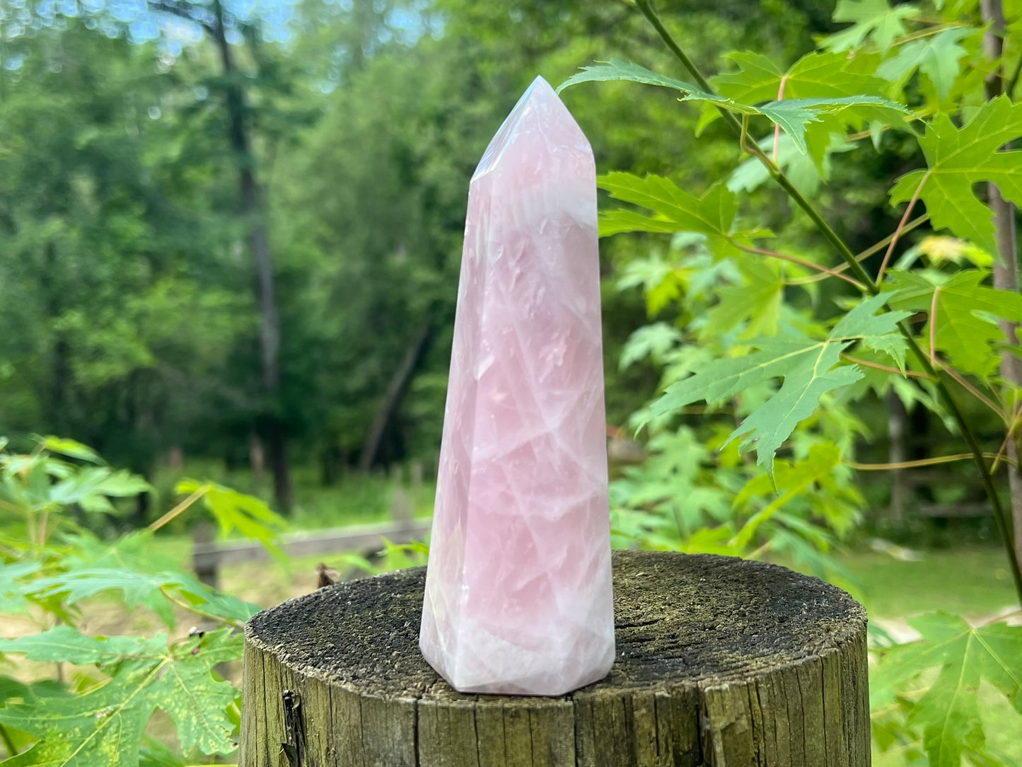 Rose Quartz Tower ~ Large