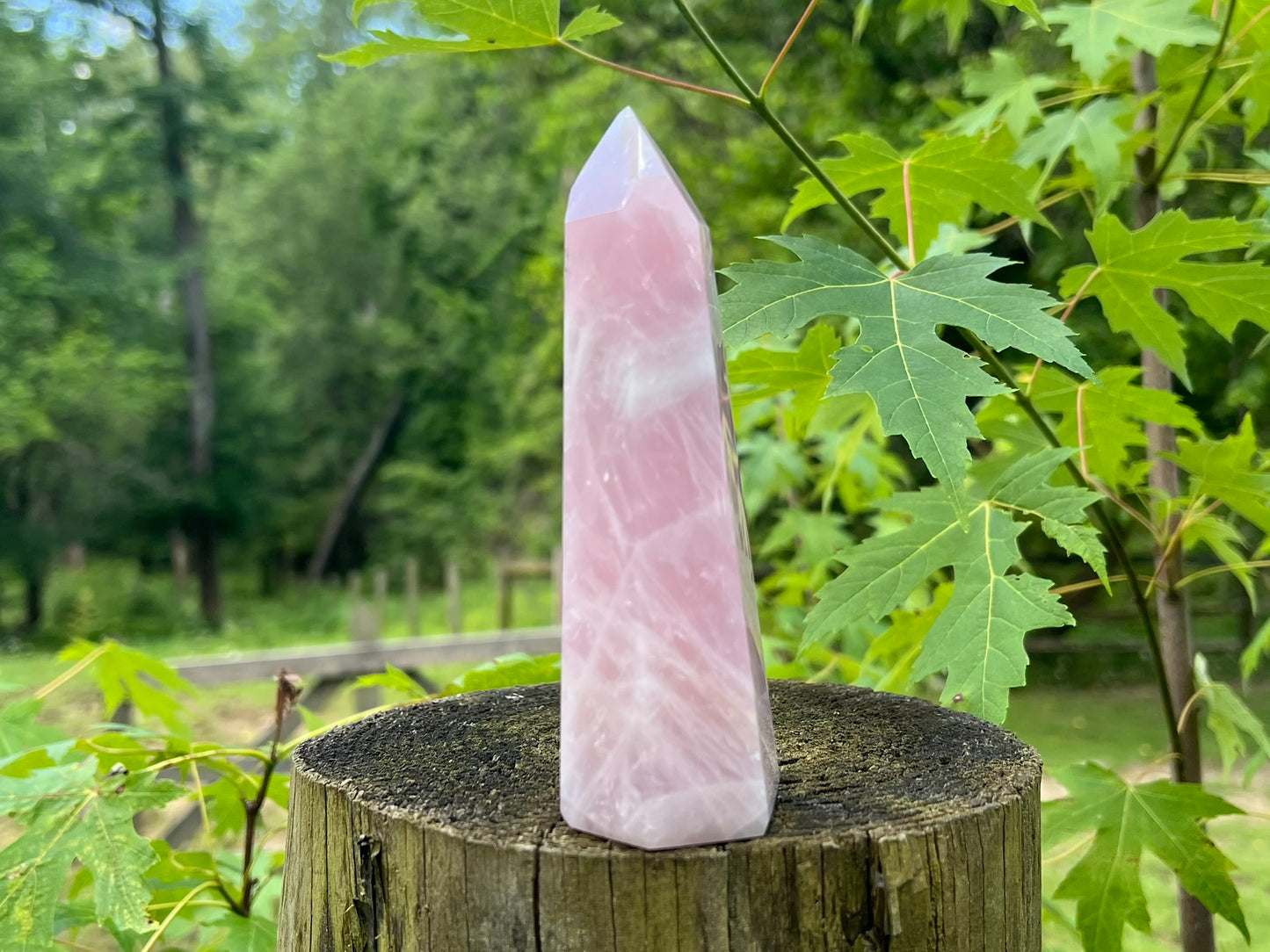 Rose Quartz Tower ~ Large