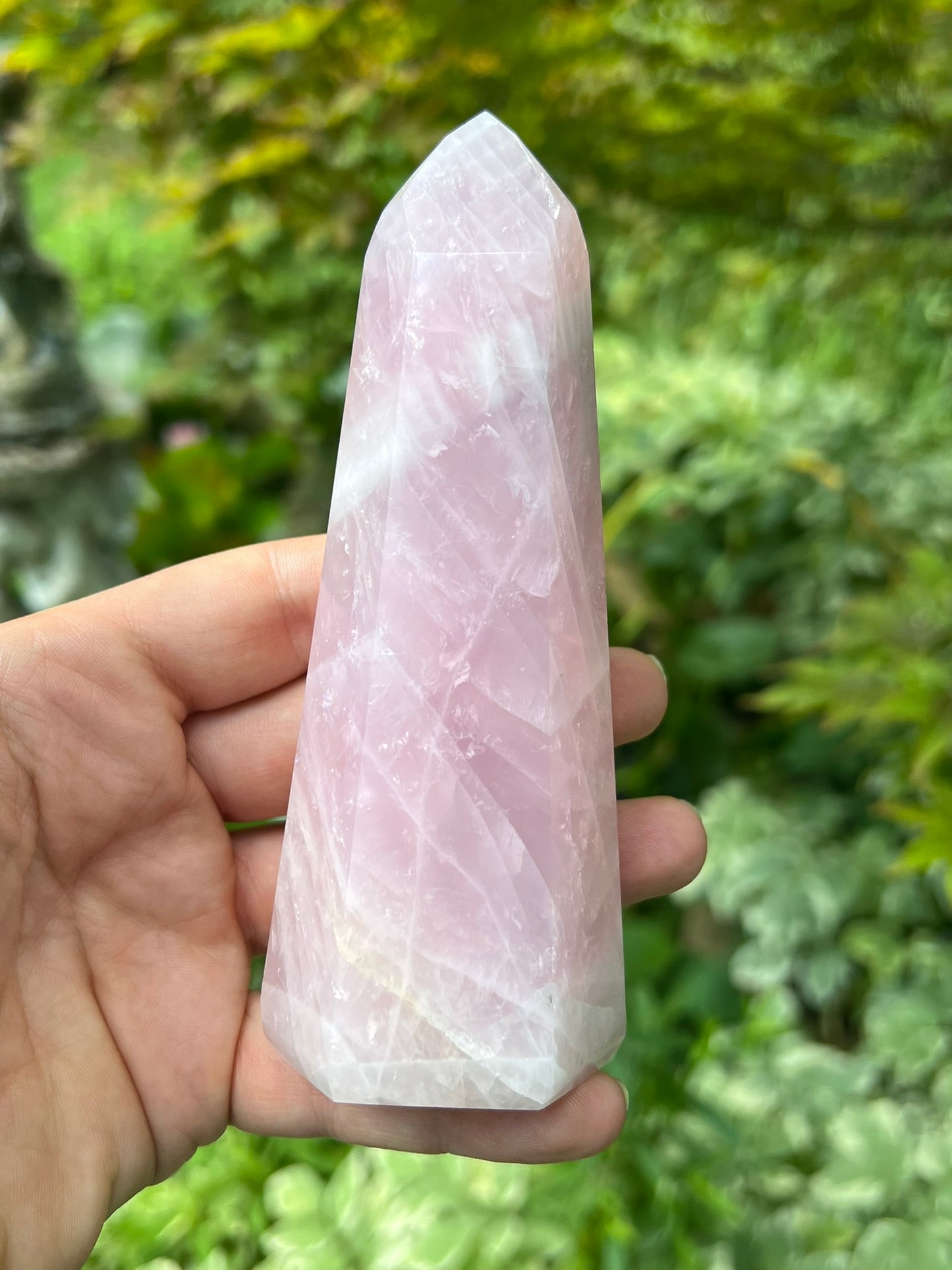 Rose Quartz Tower ~ Large