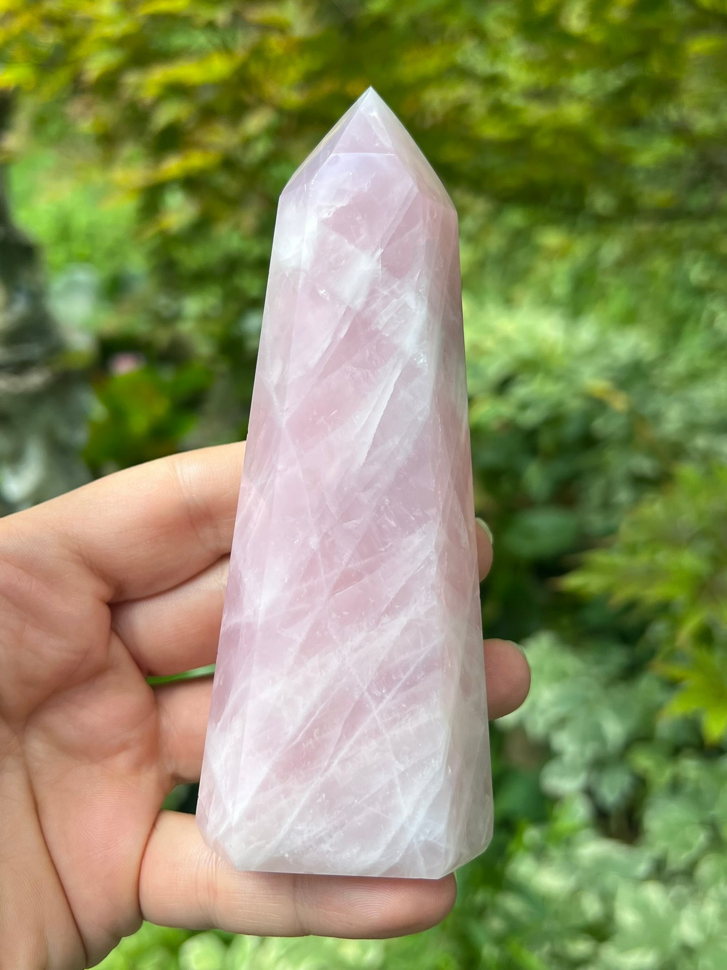 Rose Quartz Tower ~ Large