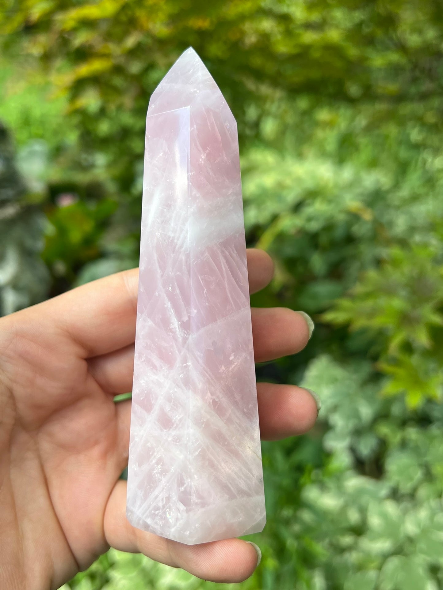 Rose Quartz Tower ~ Large