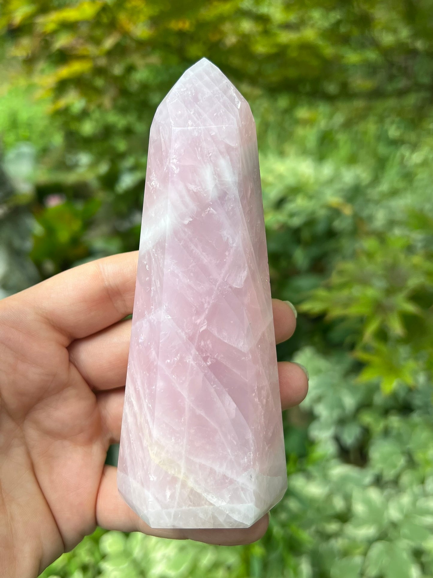 Rose Quartz Tower ~ Large
