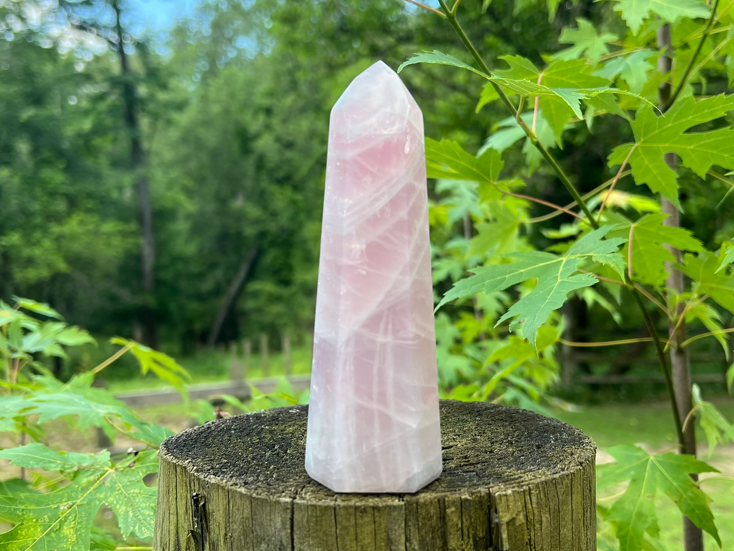 Rose Quartz Tower ~ Large
