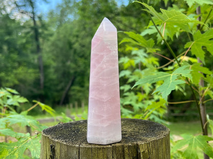 Rose Quartz Tower ~ Large