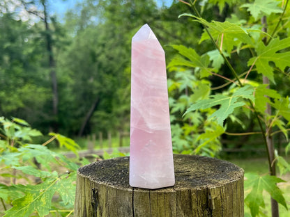 Rose Quartz Tower ~ Large