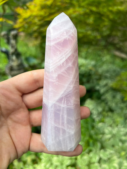 Rose Quartz Tower ~ Large