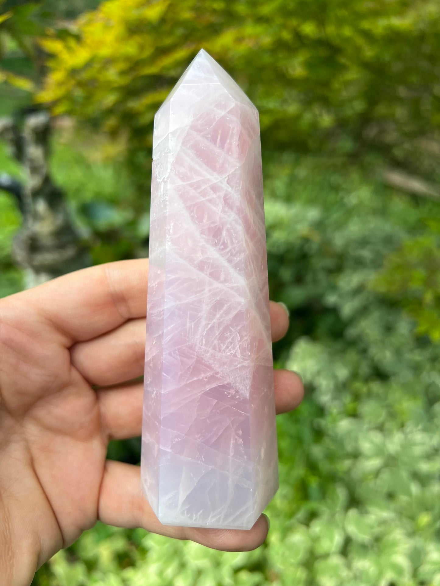 Rose Quartz Tower ~ Large