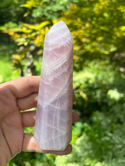 Rose Quartz Tower ~ Large