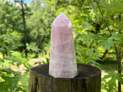Rose Quartz Tower ~ Large