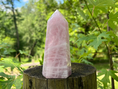 Rose Quartz Tower ~ Large