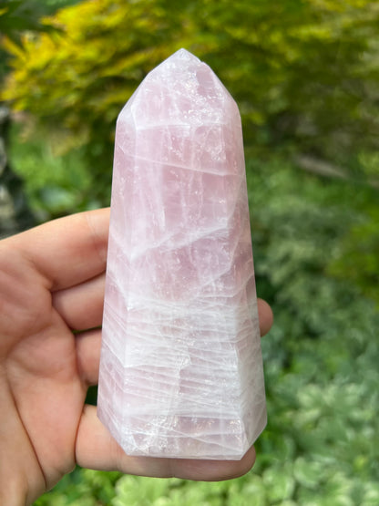 Rose Quartz Tower ~ Large
