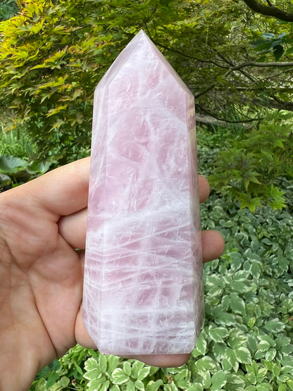 Rose Quartz Tower ~ Large