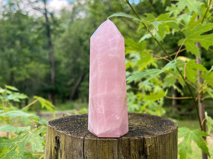 Rose Quartz Tower ~ Large