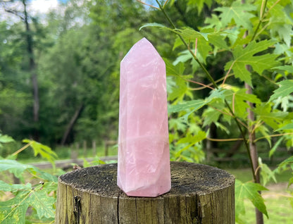 Rose Quartz Tower ~ Large