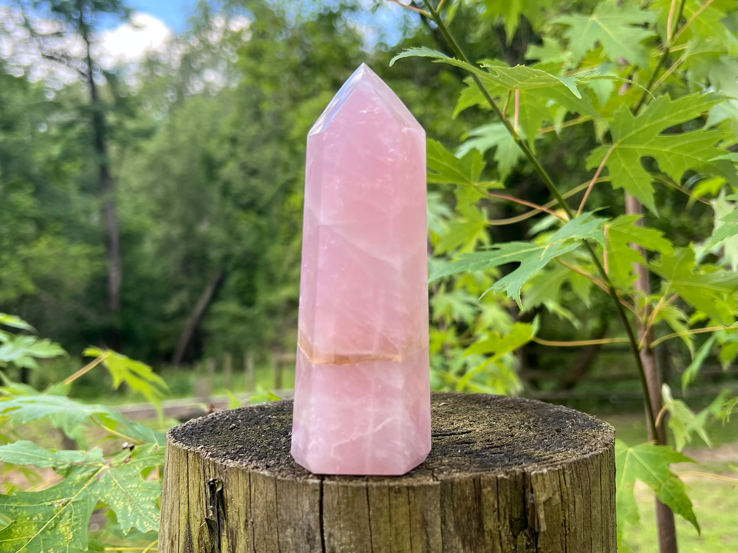 Rose Quartz Tower ~ Large