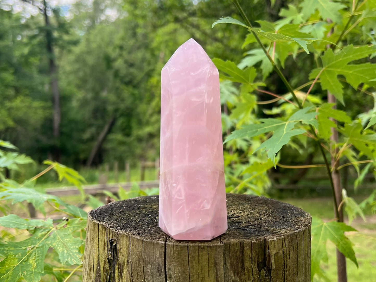 Rose Quartz Tower ~ Large