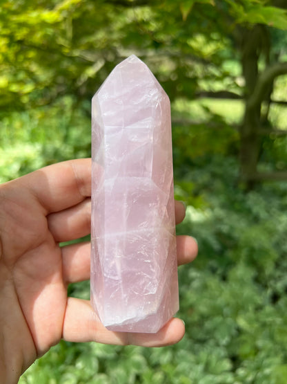 Rose Quartz Tower ~ Large