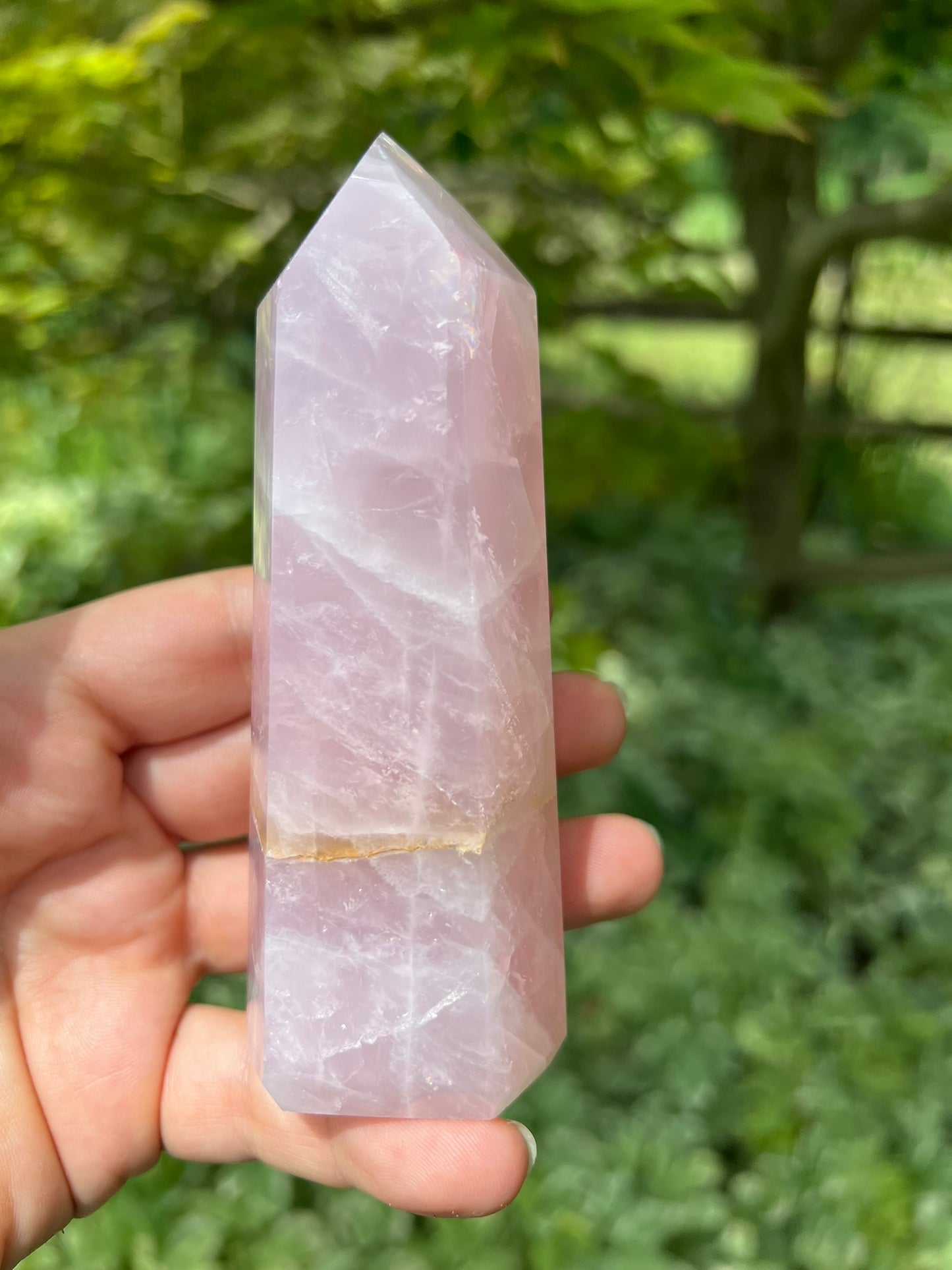 Rose Quartz Tower ~ Large