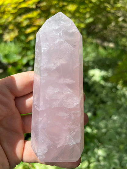 Rose Quartz Tower ~ Large