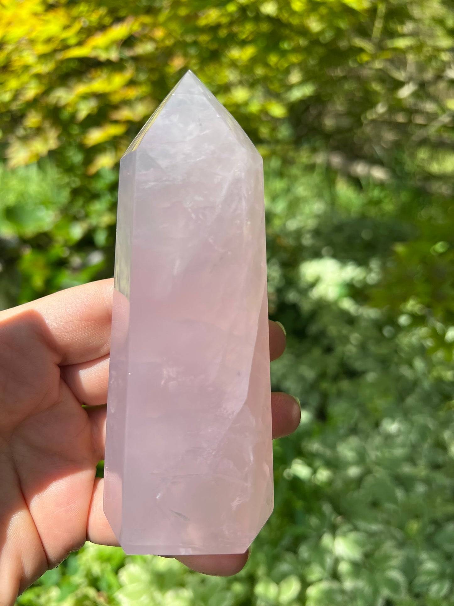 Rose Quartz Tower ~ Large