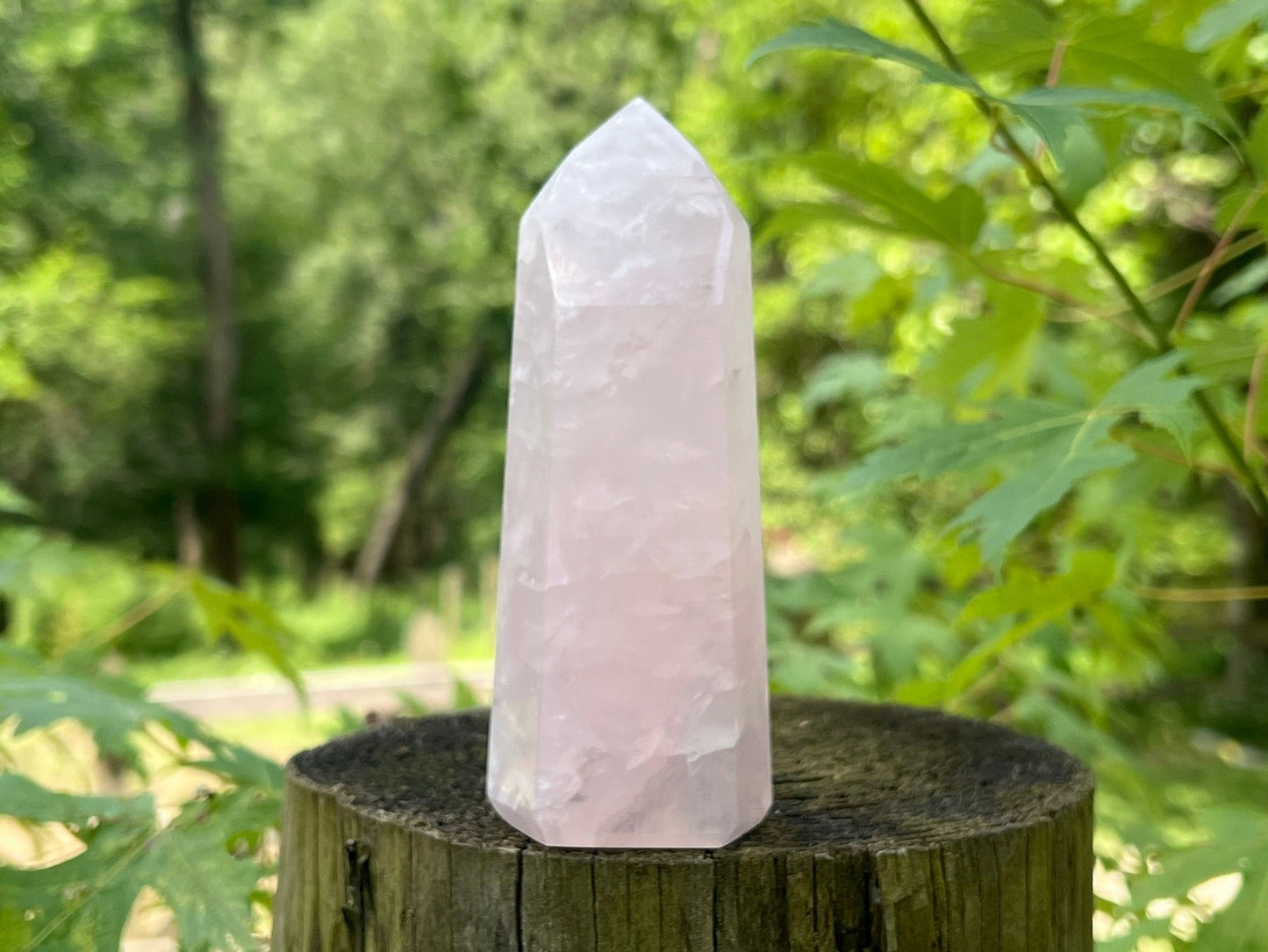 Rose Quartz Tower ~ Large
